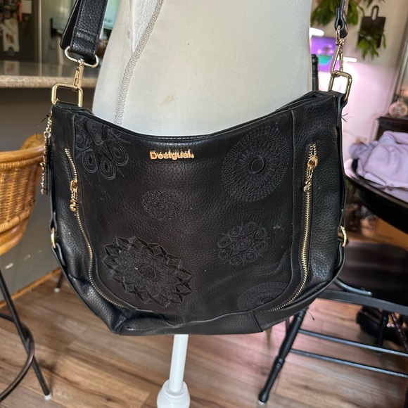 Desigual Black Hobo Bag - Picture 5 of 7